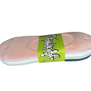 Journeys No Show Socks Size 4-10 Multicolor NEW 5 Pairs
